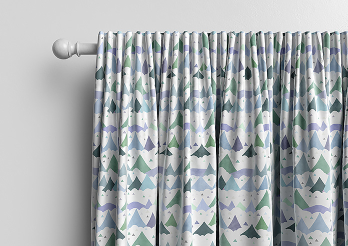 Cloudy Peaks, Icicle - Made to Measure Curtains - Image 9